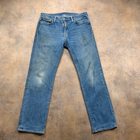 LEVI'S 504 Jeans W32 L30 Mens Regular Fit Straight Blue