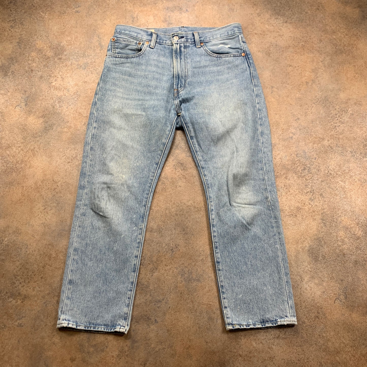 LEVI'S 551 Jeans W31 L27 Mens Regular Fit Straight Blue