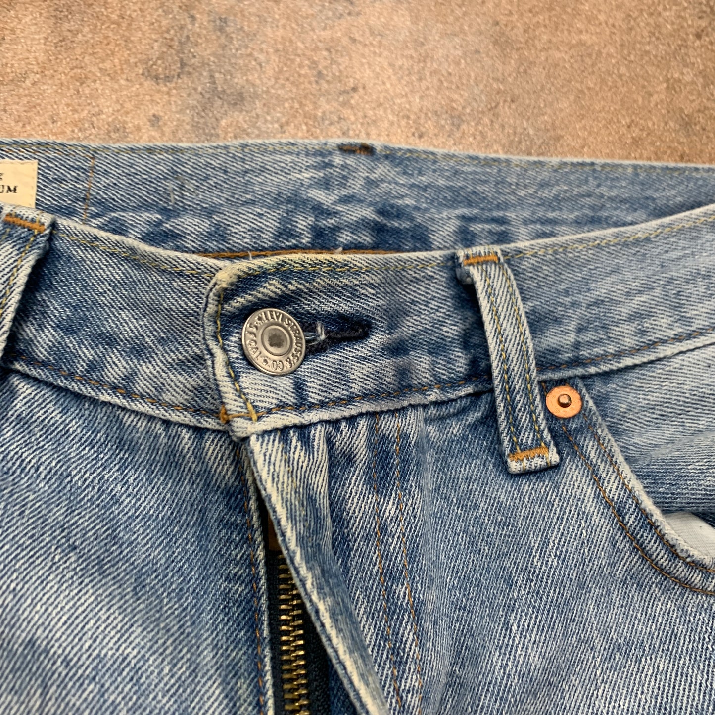 LEVI'S 551 Jeans W31 L27 Mens Regular Fit Straight Blue