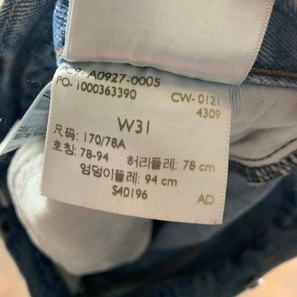 LEVI'S 551 Jeans W31 L27 Mens Regular Fit Straight Blue