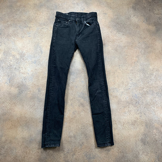 LEVI'S 519 Jeans W26 L29 Mens Skinny Fit Grey
