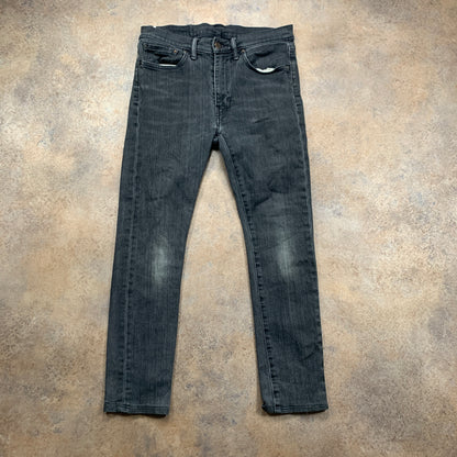 LEVI'S 519 Jeans W32 L26 Mens Skinny Fit Grey