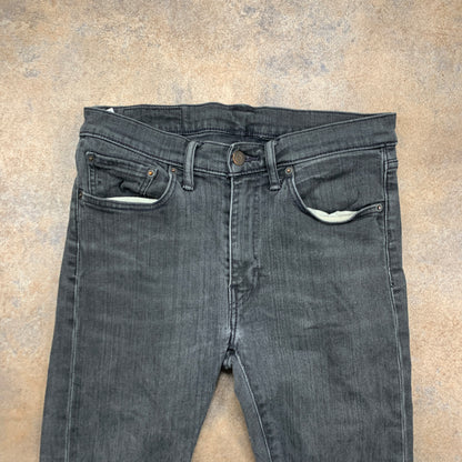 LEVI'S 519 Jeans W32 L26 Mens Skinny Fit Grey