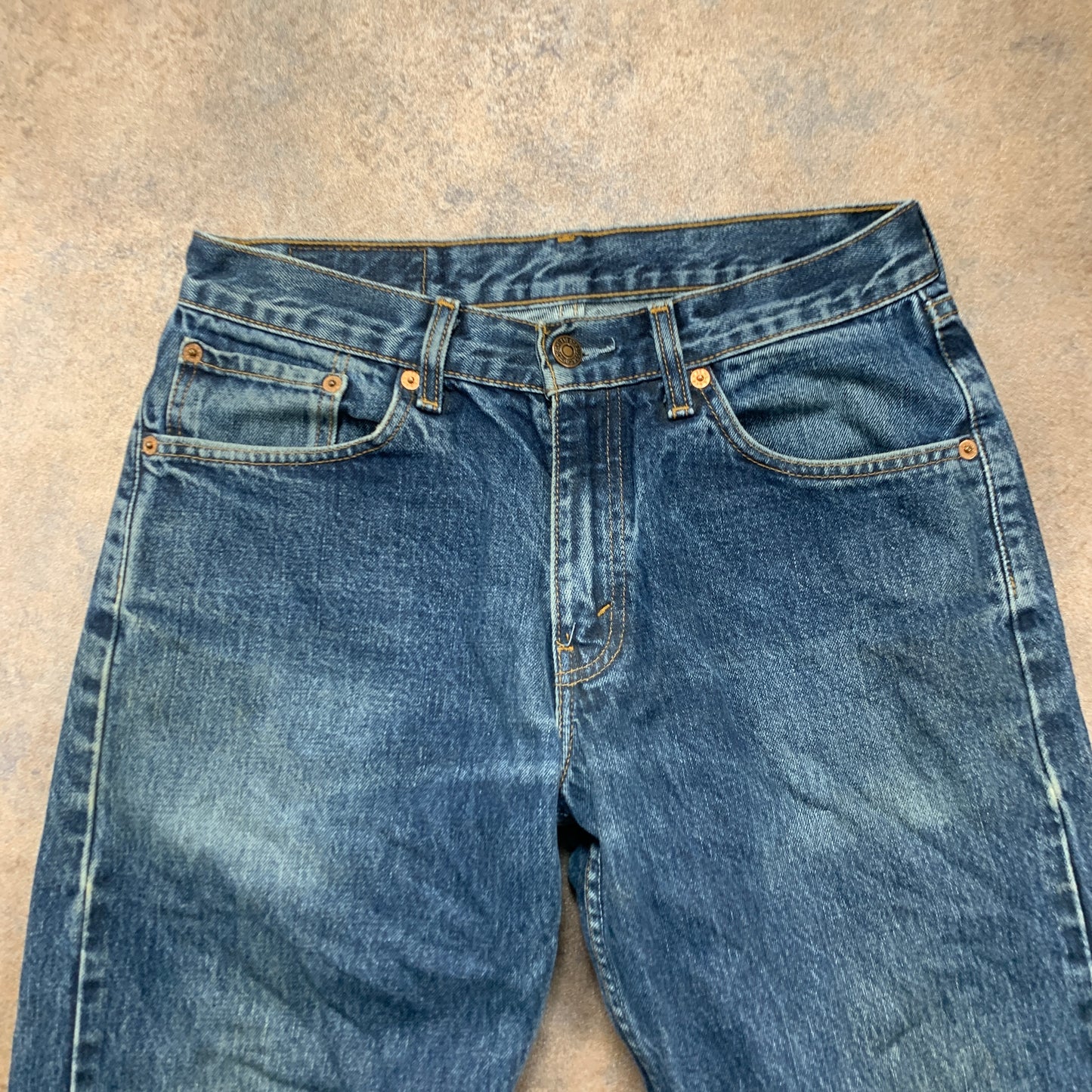 Vintage LEVI'S 753 Jeans W30 L33 Mens Regular Fit Straight Blue