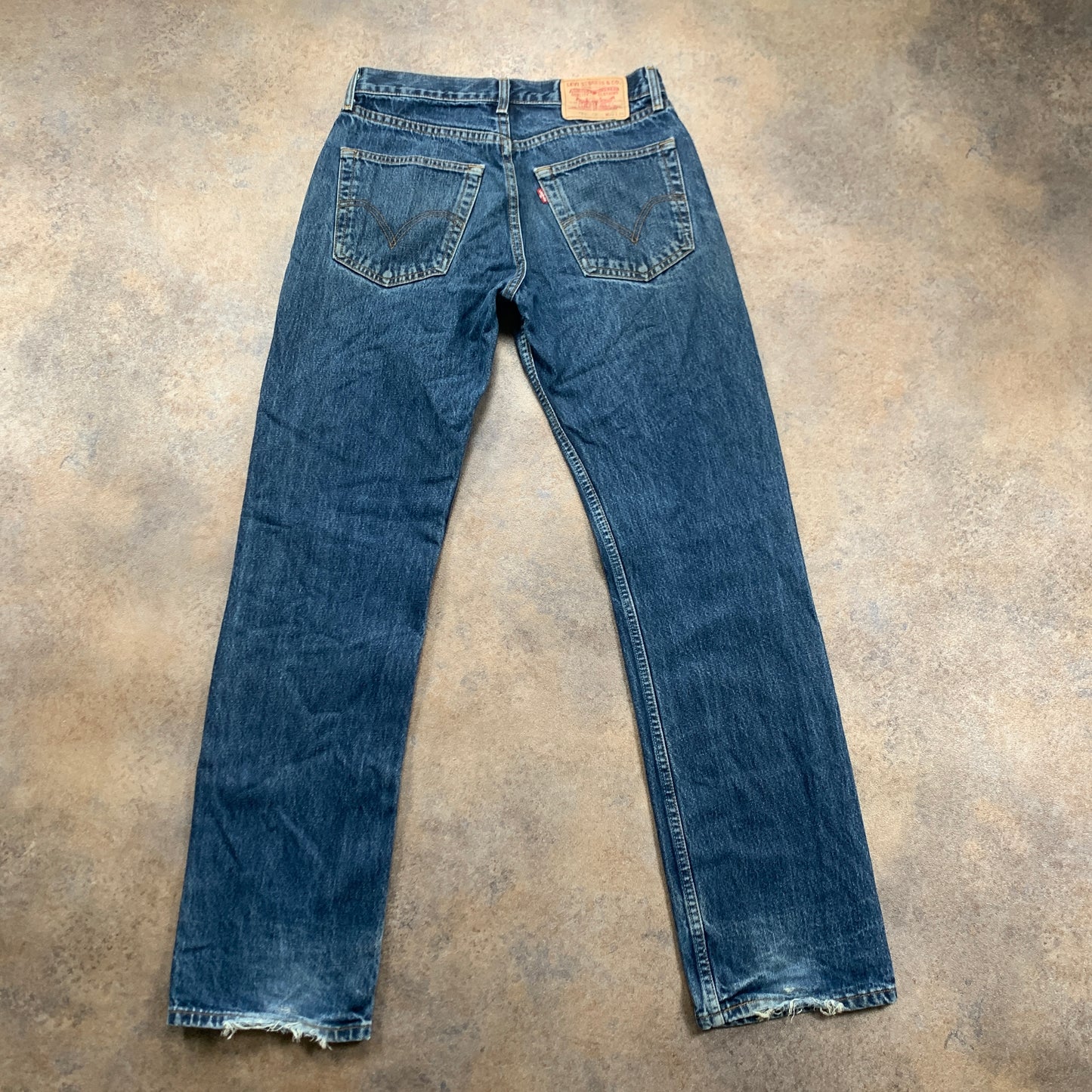 Vintage LEVI'S 753 Jeans W30 L33 Mens Regular Fit Straight Blue