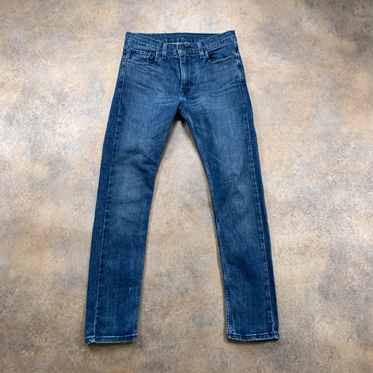 LEVI'S 519 Jeans W30 L29 Mens Skinny Fit Blue