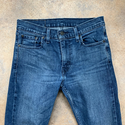 LEVI'S 519 Jeans W30 L29 Mens Skinny Fit Blue