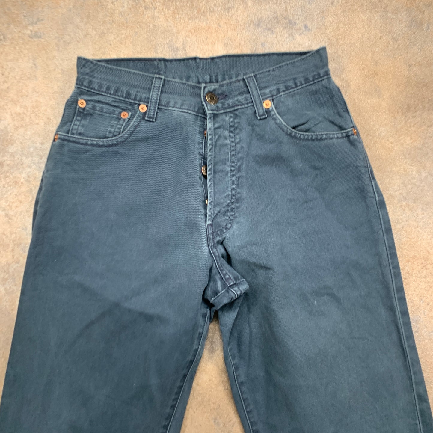 Vintage LEVI'S 517 Jeans W28 L32 Mens Regular Fit Straight Blue