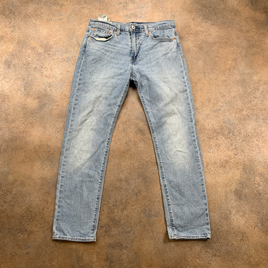LEVI'S 502 Jeans W30 L28 Mens Slim Fit Tapered Blue