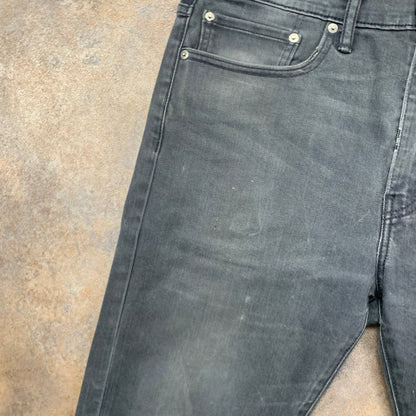 LEVI'S 522 Jeans W34 L30 Mens Slim Fit Tapered Grey