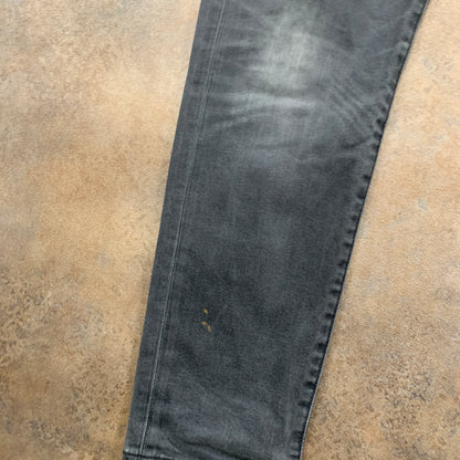 LEVI'S 522 Jeans W34 L30 Mens Slim Fit Tapered Grey