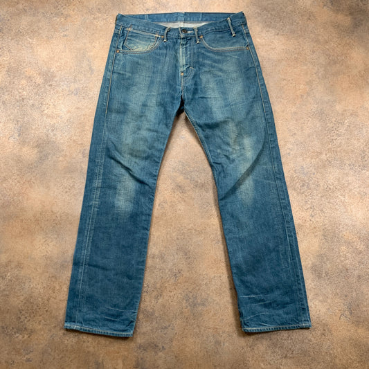 Vintage LEVI'S 504 Jeans W32 L29 Mens Regular Fit Straight Blue