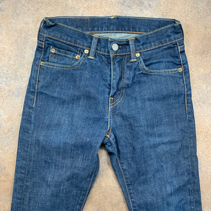 LEVI'S 510 Jeans W28 L32 Mens Skinny Fit Blue