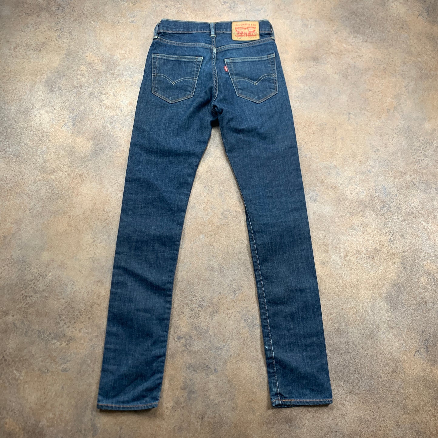 LEVI'S 510 Jeans W28 L32 Mens Skinny Fit Blue