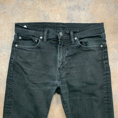 LEVI'S 510 Jeans W32 L31 Mens Skinny Fit Black
