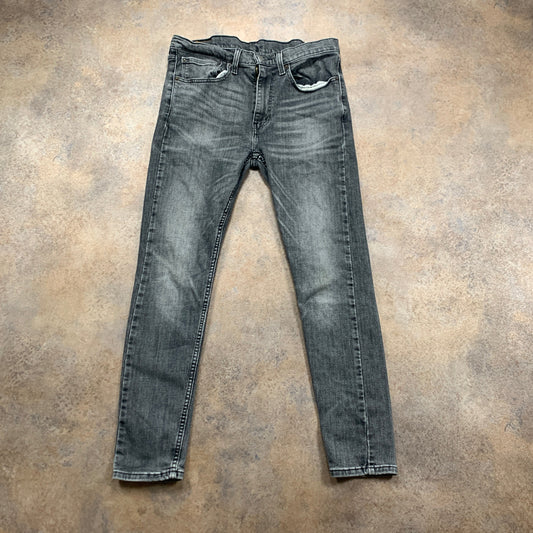 LEVI'S 519 Jeans W34 L28 Mens Skinny Fit Grey
