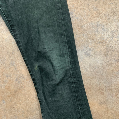 LEVI'S 510 Jeans W28 L30 Mens Skinny Fit Green
