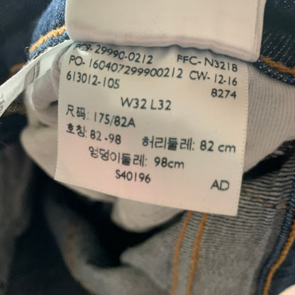LEVI'S 504 Jeans W32 L31 Mens Regular Fit Straight Blue