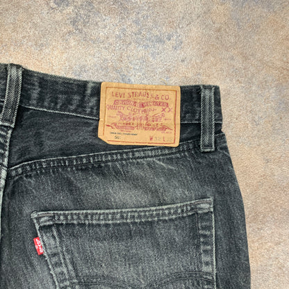 Vintage LEVI'S 501 Jeans W32 L31 Mens Regular Fit Straight Grey