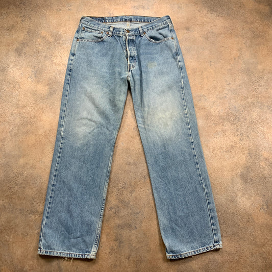 Vintage LEVI'S 582 Jeans W34 L30 Mens Relaxed Fit Straight Blue