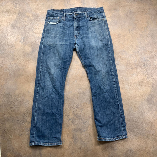 LEVI'S 514 Jeans W36 L28 Mens Regular Fit Straight Blue