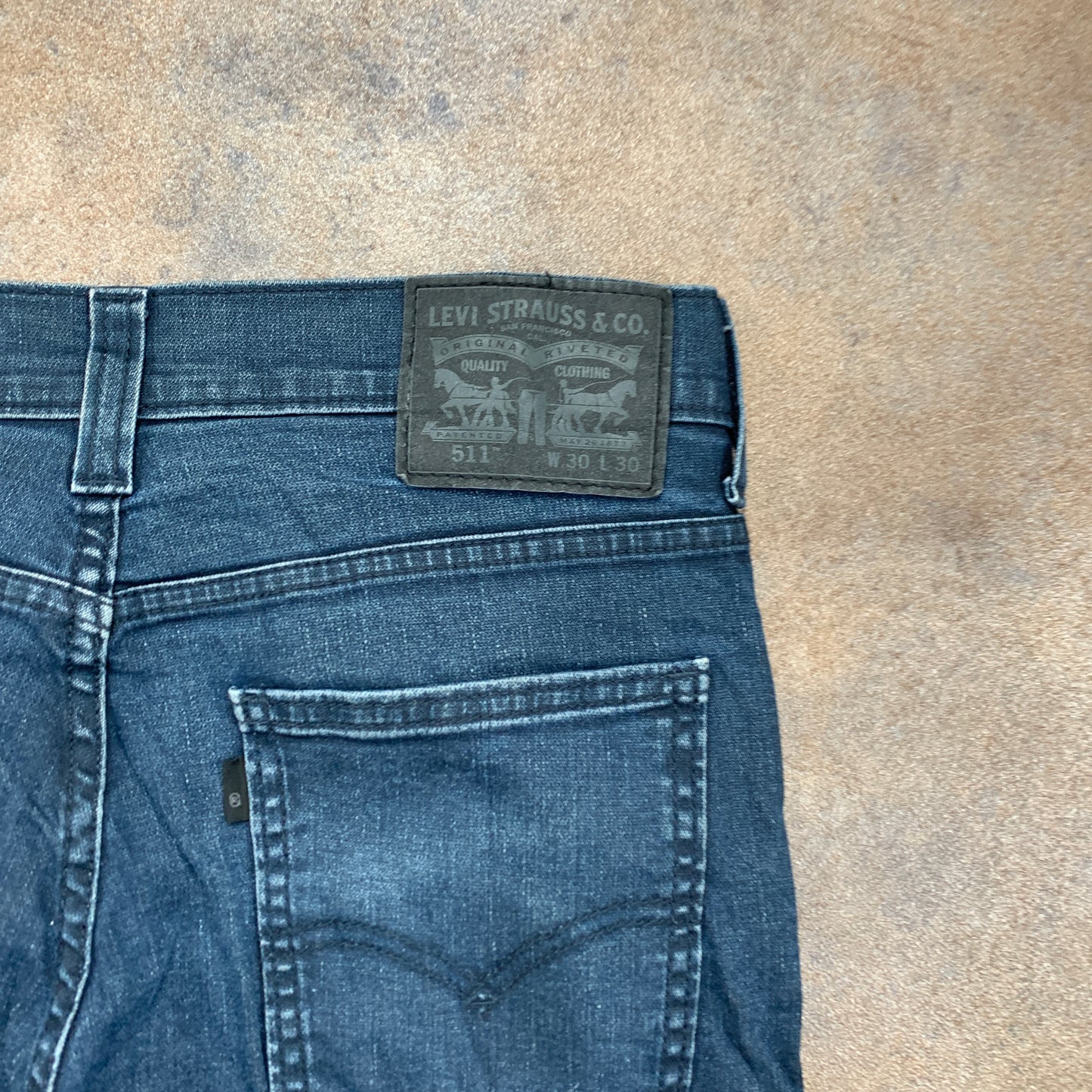 LEVI'S 511 Jeans W30 L29 Mens Slim Fit Blue