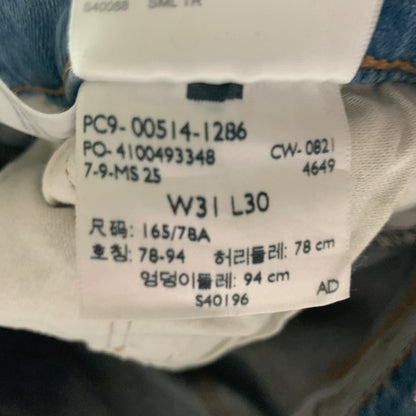 LEVI'S 514 Jeans W31 L30 Mens Regular Fit Straight Blue