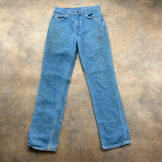 Vintage LEVI'S Jeans W30 L32 Mens Regular Fit Straight Blue 70s