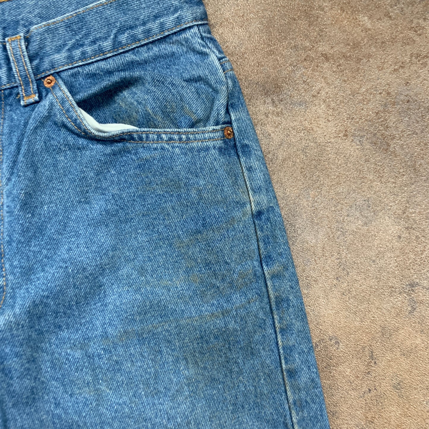 Vintage LEVI'S Jeans W30 L32 Mens Regular Fit Straight Blue 70s