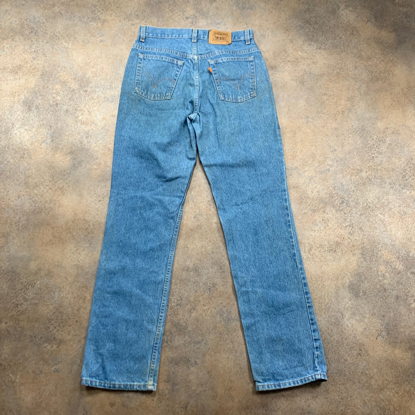 Vintage LEVI'S Jeans W30 L32 Mens Regular Fit Straight Blue 70s