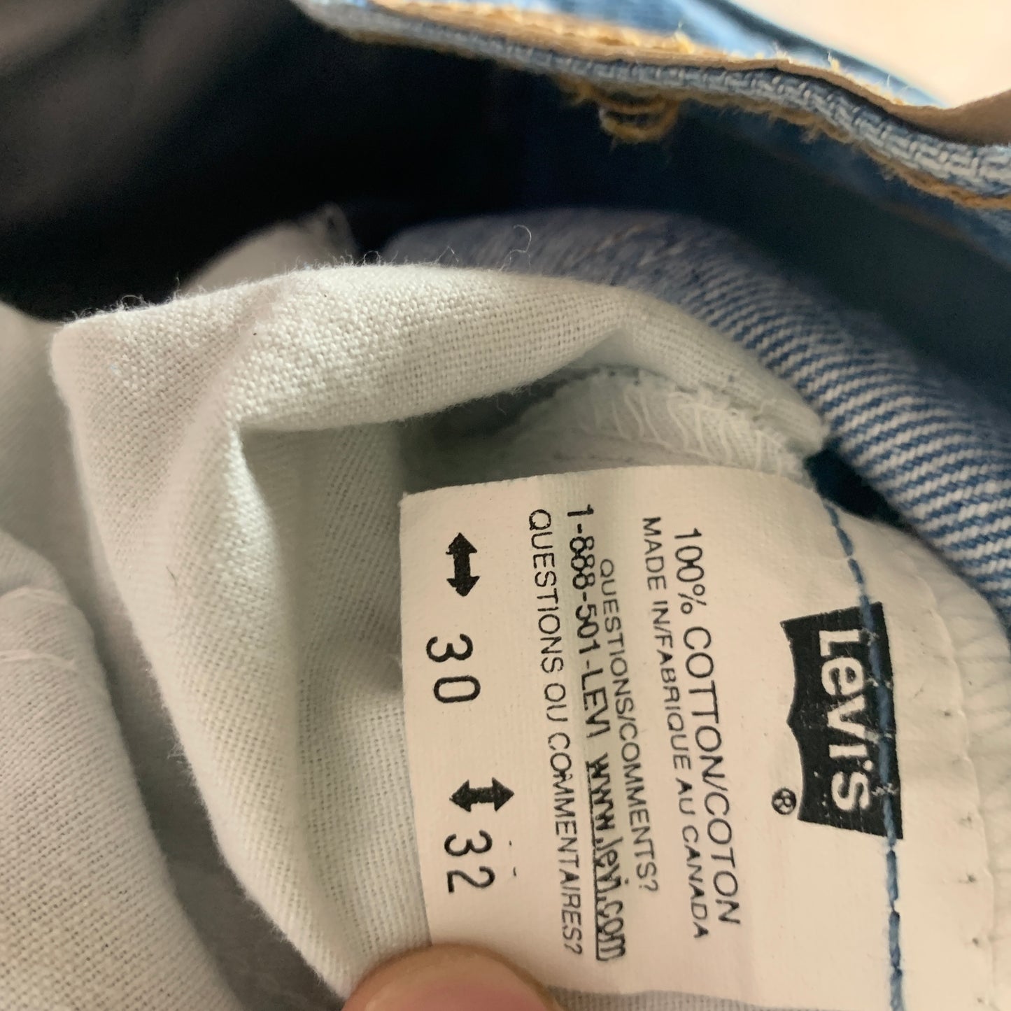 Vintage LEVI'S Jeans W30 L32 Mens Regular Fit Straight Blue 70s