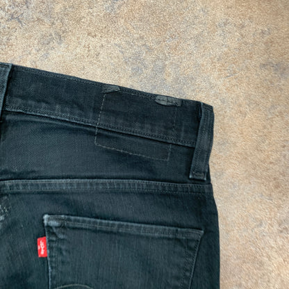LEVI'S 511 Jeans W29 L32 Mens Slim Fit Black