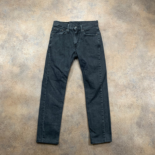 LEVI'S 519 Jeans W28 L25 Mens Skinny Fit Grey