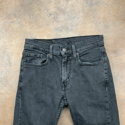 LEVI'S 519 Jeans W28 L25 Mens Skinny Fit Grey