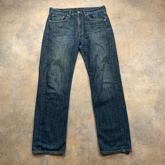 LEVI'S 505 Jeans W32 L31 Mens Regular Fit Straight Blue