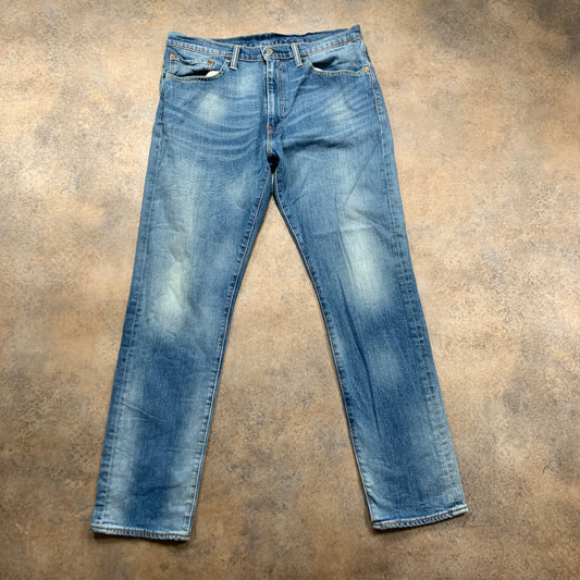 LEVI'S 508 Jeans W34 L31 Mens Slim Fit Straight Blue