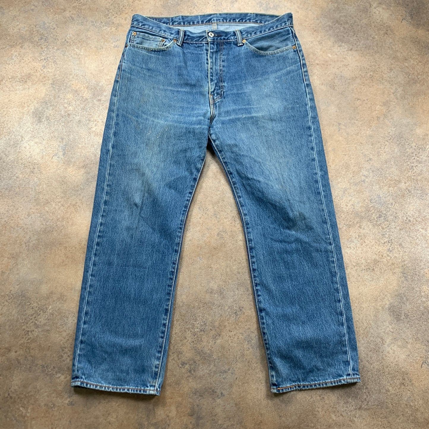 LEVI'S 751 Jeans W38 L30 Mens Regular Fit Straight Blue