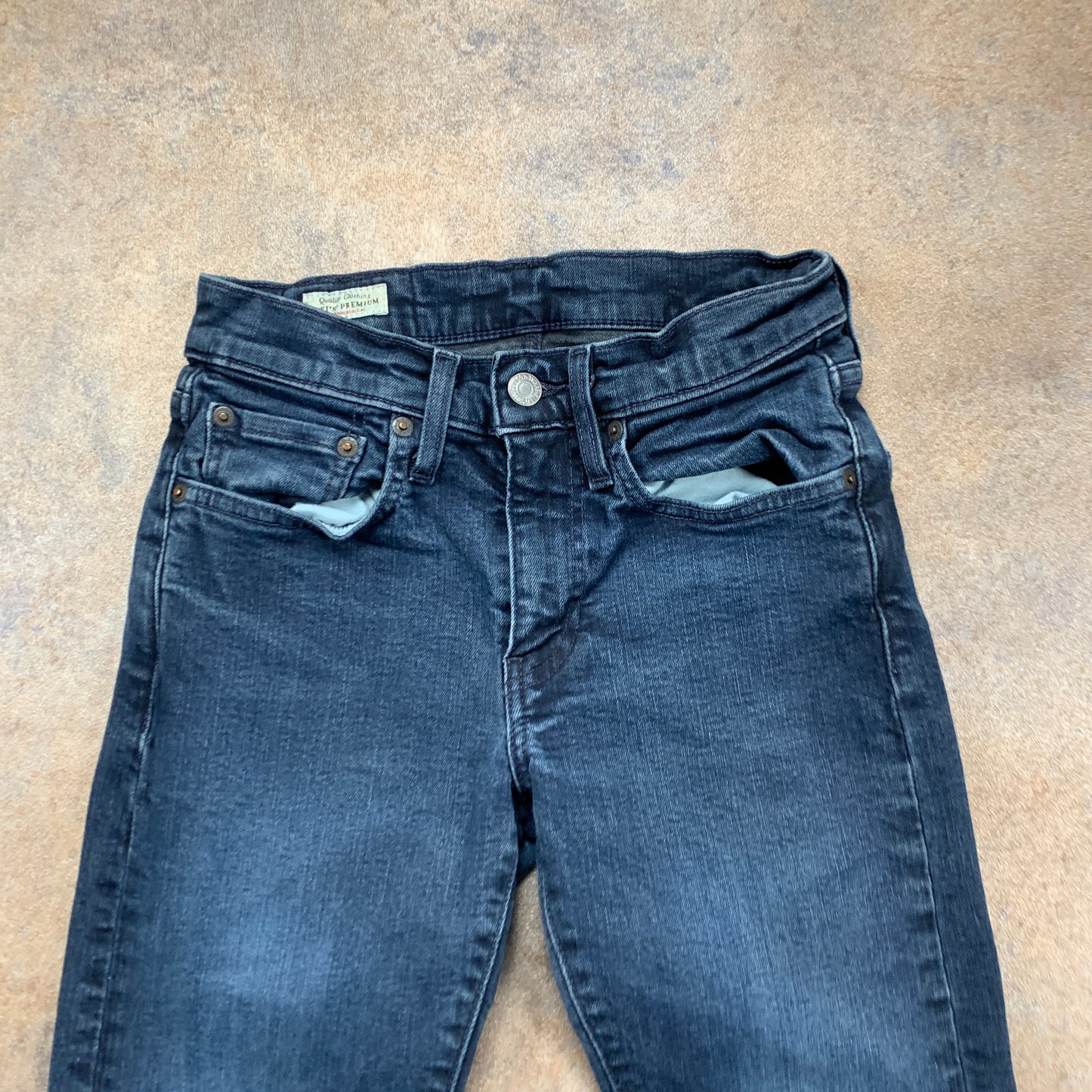 LEVI'S Skinny Tapered Jeans W28 L31 Mens Blue