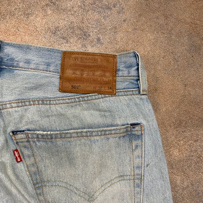 LEVI'S 501 Jeans W32 L33 Mens Regular Fit Straight Blue