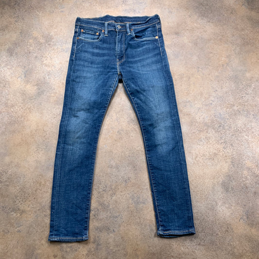 LEVI'S 519 Jeans W32 L28 Mens Skinny Fit Blue