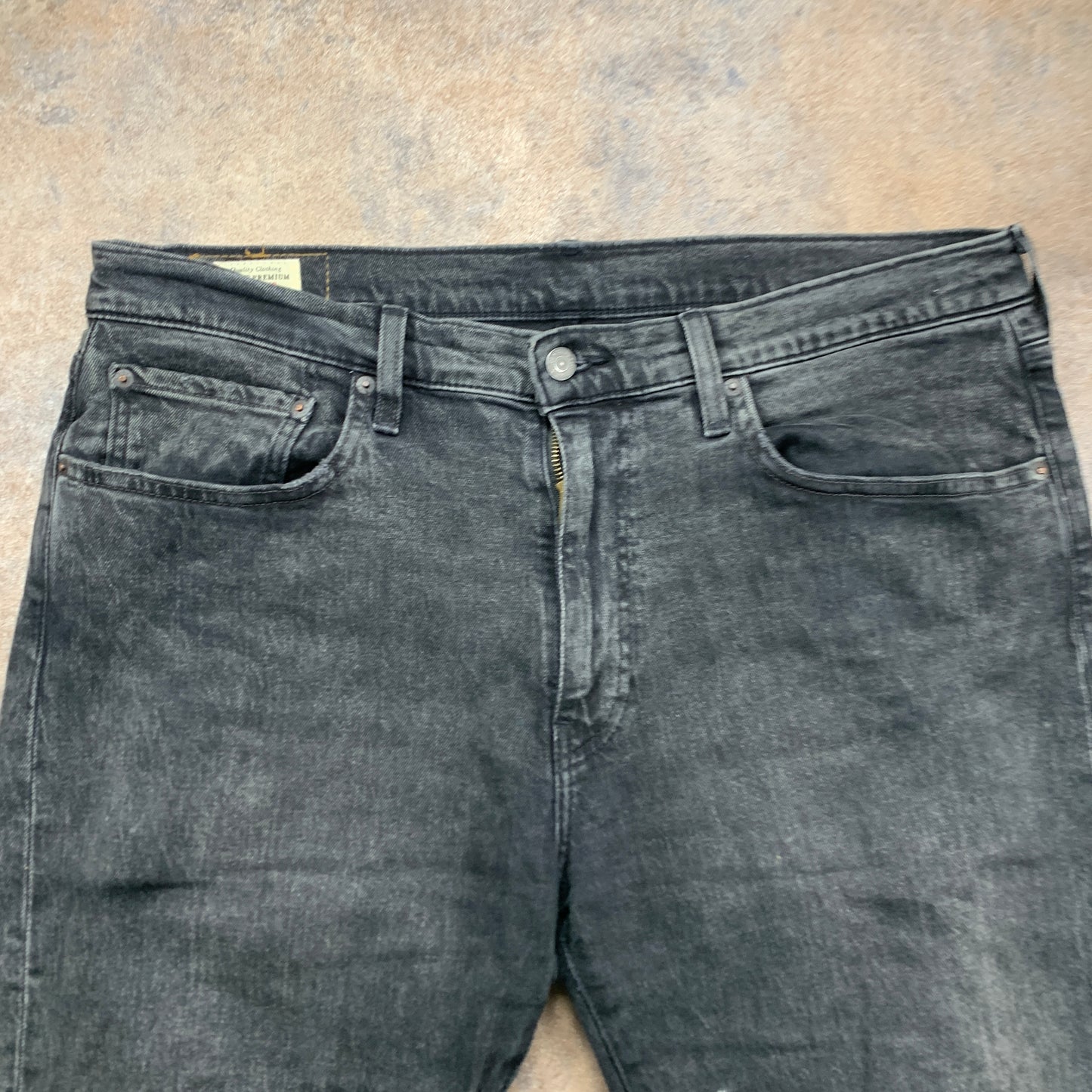 LEVI'S 502 Jeans W38 L26 Mens Slim Fit Tapered Grey