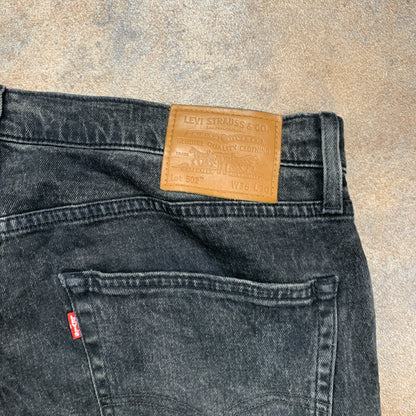 LEVI'S 502 Jeans W38 L26 Mens Slim Fit Tapered Grey