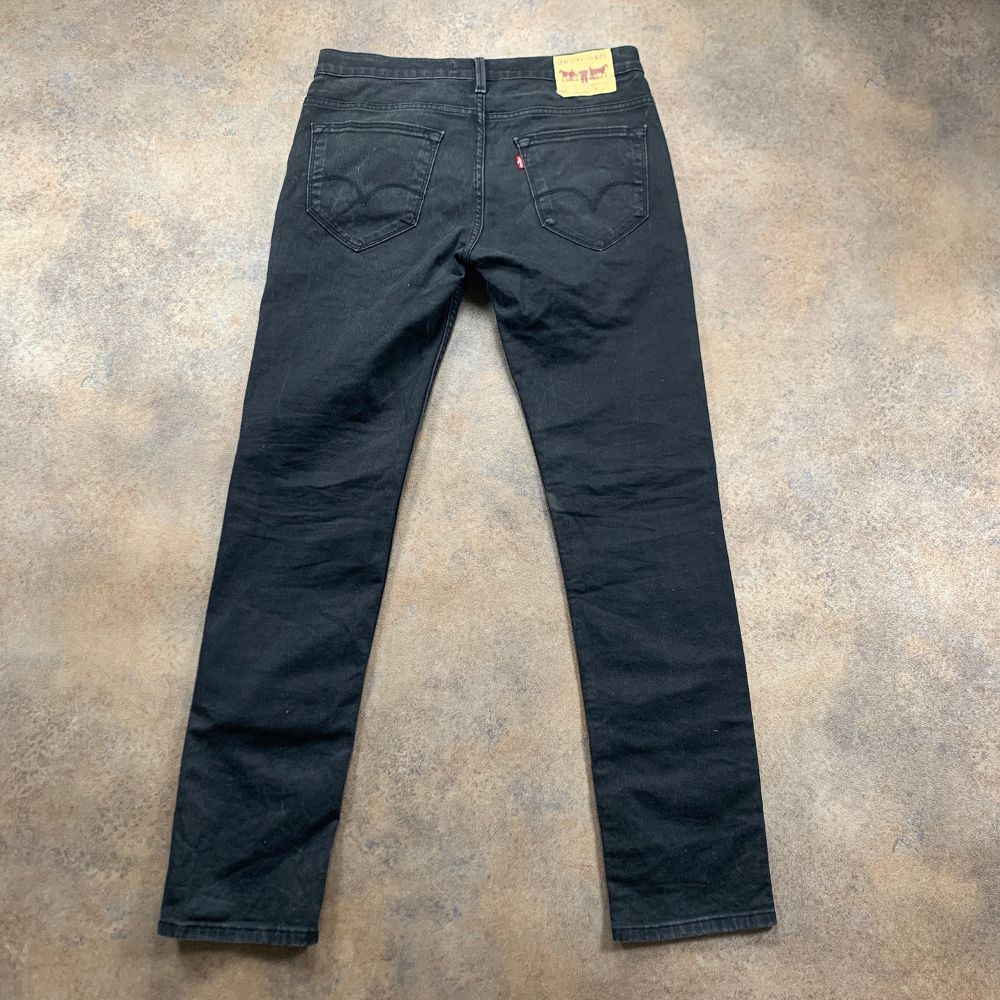 Vintage LEVI'S 519 Jeans W34 L34 Mens Slim Fit Grey