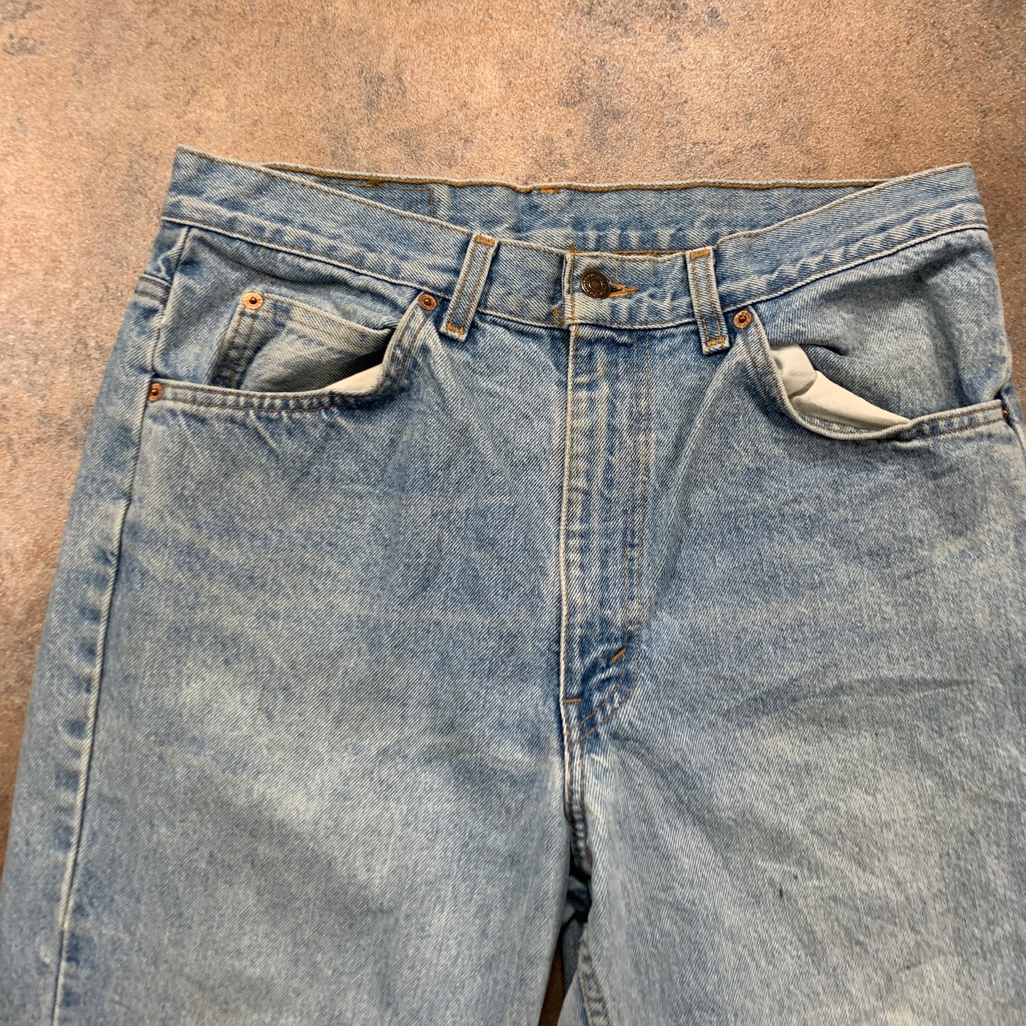 Vintage LEVI'S Jeans W34 L25 Mens Regular Fit Straight Blue 70s