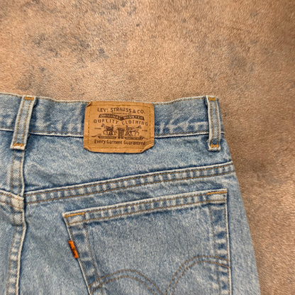 Vintage LEVI'S Jeans W34 L25 Mens Regular Fit Straight Blue 70s