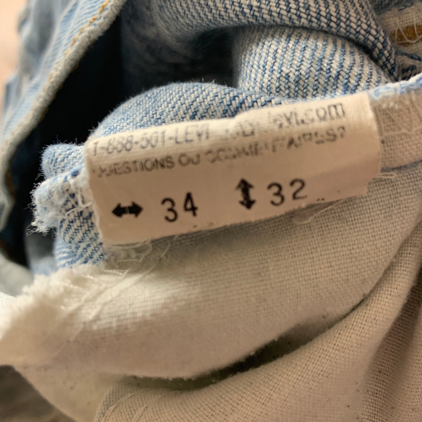 Vintage LEVI'S Jeans W34 L25 Mens Regular Fit Straight Blue 70s