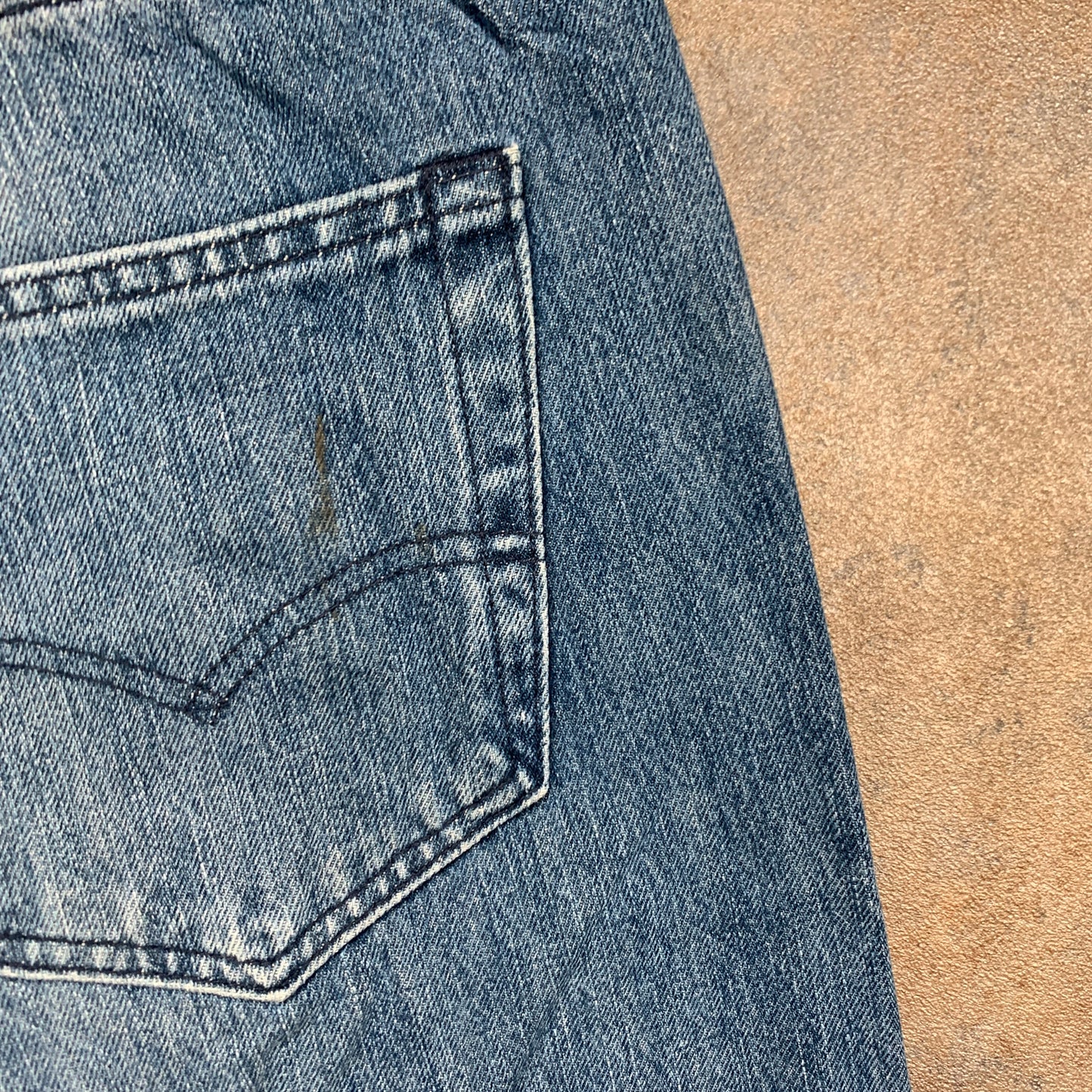 LEVI'S 501 Jeans W34 L27 Mens Regular Fit Straight Blue