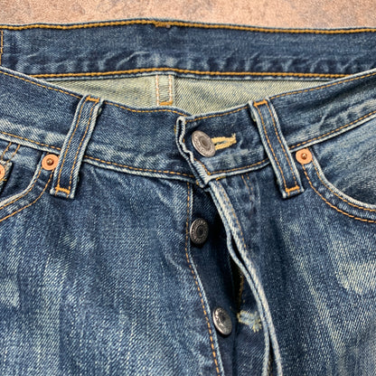 Vintage LEVI'S 508 Jeans W32 L31 Mens Relaxed Fit Straight Blue