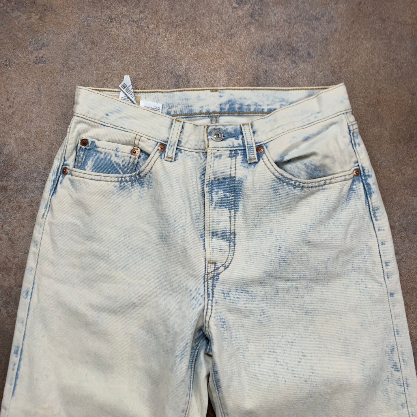 LEVI'S 501 Jeans W27 L31 Mens Regular Fit Tapered Blue