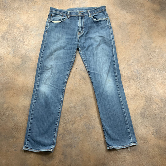 LEVI'S 504 Jeans W34 L31 Mens Regular Fit Straight Blue
